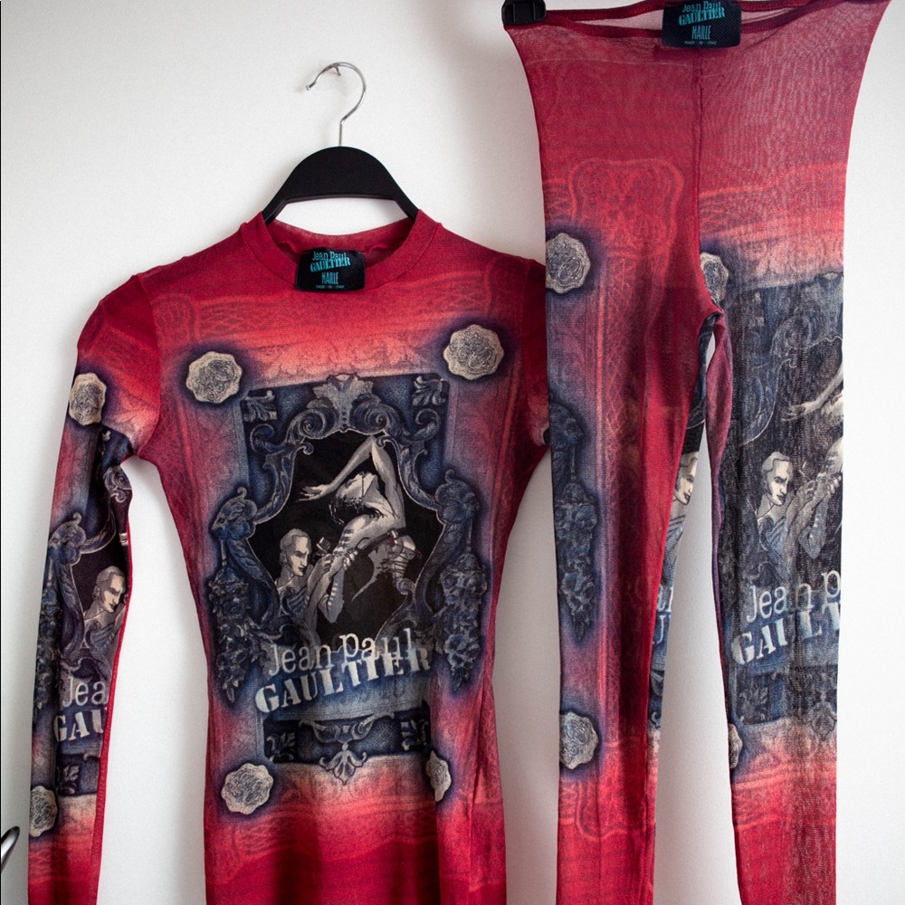 ‼️SOLD‼️Vtg JEAN PAUL GAULTIER ‘95 TOP PANTS SET - Picture 3 of 10